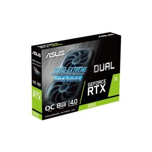 ASUS Dual GeForce RTX 3050 OC Edition 8GB GDDR6 PCIE4.0 HDMI2.1 DP1.4 DUAL-RTX3050-O8G