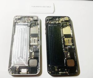 iPhone 5 housing assembly with parts