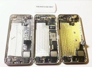 iPhone 5S housing assembly with parts