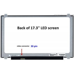 17.3'' Widescreen HD+ (1600x900), 30-pin, top & bottom bracket, Glossy