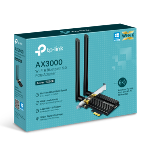 TP-Link Archer TX50E Network AX3000 Wi-Fi 6 Bluetooth 5.0 PCI Express Adapter