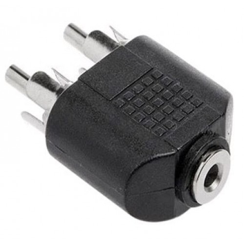 3.5mm - 2RCA Adapter F/2M