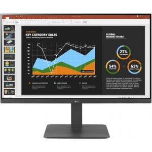 LG 27'' 27BR650B-C, IPS FHD Monitor, HDMI/DP/USB-C/SPK, Height adjustable, VESA mount, New