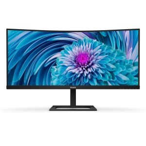 Philips 346E2CUAE 34" 3440x1440 UltraWide QHD 100Hz VA Curved Monitor with USB-C