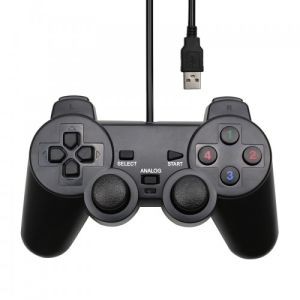 USB Game Controller with Double Shock