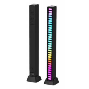 RGB Sound Control Pickup Rhythm Light, 32 Bit Music Level Indicator With Battery