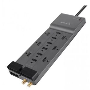 Belkin 12-Outlet Power Strip Surge Protector with 8-Foot Cord, BE112234-08