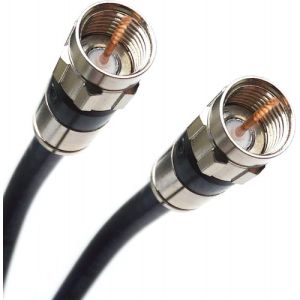 1000ft RG6 18AWG CCS bulk cable 60% AL braid + foil CMR (FT4) Riser black box