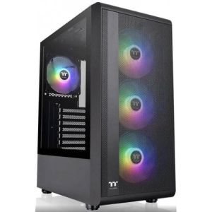 Thermaltake S200 (BLACK) ARGB Fan x4 ATX Case CA-1X2-00M1WN-01