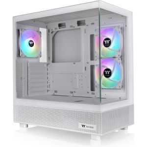 (White/Snow) Thermaltake View 270 Plus White 3xARGB 120mm FAN Dual Tempered Glass CA-1Y7-00M6