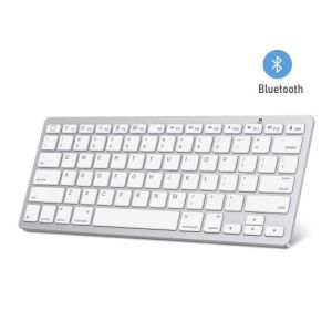 BK3001 Slim Wireless Bluetooth Keyboard, Silver