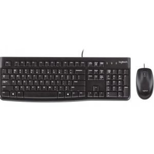 (Brown Box) Logitech MK120 USB Keyboard and Mouse Combo, 30 Days Warranty