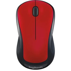Logitech M310 Wireless Mouse - Glossy Red, 910-002486
