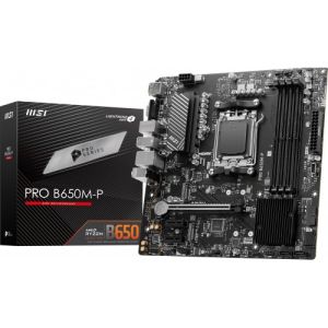 MSI PRO B650M-P, AM5, 4*DDR5, PCIE4.0, Type-C Motherboard