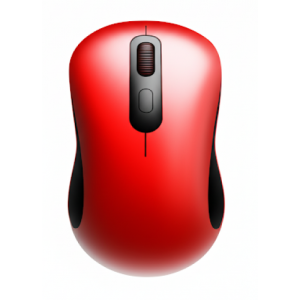 Top Sync TS388 Wireless Mouse, Nano Receiver, Red