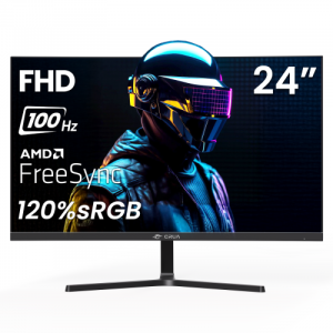 CRUA CR240CM 24" FHD 100Hz Monitor, HDMI & VGA, Flat