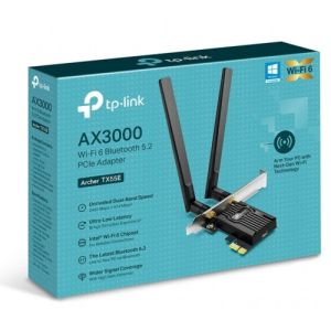 TP-Link Archer TX55E AX3000 WiFi 6 Bluetooth 5.2 PCIe Adapter