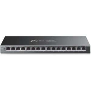 (16P PoE) TP-Link TL-SG116P 16-Port Unmanaged Gigabit Desktop Switch with 16-Port PoE+ - Up to 120W