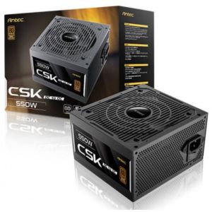 Antec 550W 80+ Bronze Non-Modular ATX Power Supply - Black