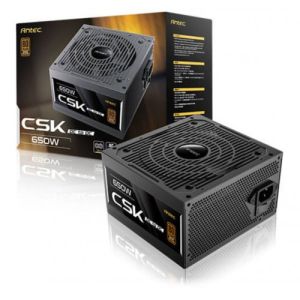 Antec 650W 80+ Bronze Non-Modular ATX Power Supply - Black