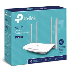 TP-Link Archer C50 V6.0 4xAntennas (White) AC1200 Wireless Dual Band Router