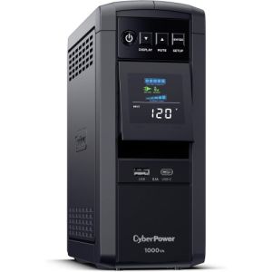 CyberPower 1000VA/600W UPS Systems CP1000PFCLCD Mini-Tower 10-Outlets New