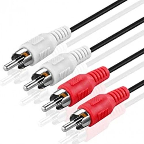 2RCA - 2RCA Stereo Audio Cable M/M 10ft