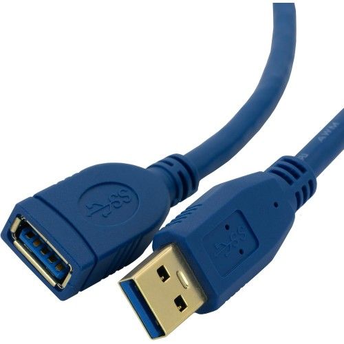 USB 3.0 AM to AF Extension Cable 15FT