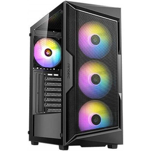 Antec AX61 Elite 4x120mm ARGB Fans Temper Glass Panel ATX Gaming Case - Black
