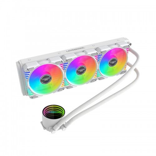 (With purchase of new SSD 1:1 ratio) (White) LC-W360-D 360mm ARGB Liquid Cooler (White)