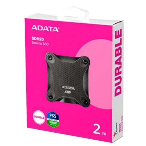 Adata External SSD SD620 2TB Durable Black R/W 550/480, SD620-2TCBK