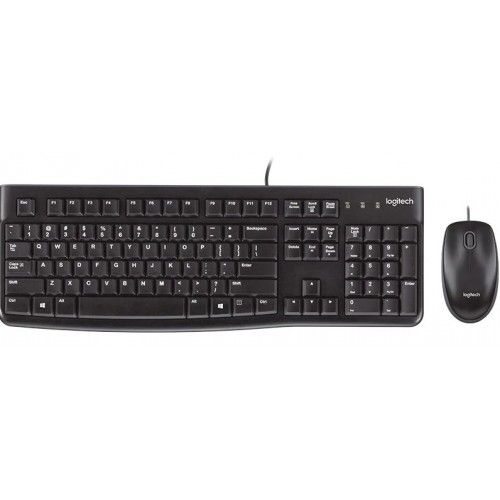 (Brown Box) Logitech MK120 USB Keyboard and Mouse Combo, 30 Days Warranty