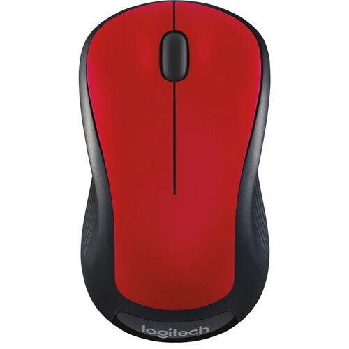 Logitech M310 Wireless Mouse - Glossy Red, 910-002486