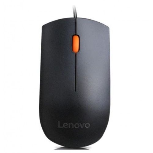 Lenovo USB Mouse, Black, New