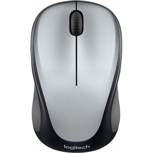 Logitech M317 Wireless Mouse, Light Steel, New