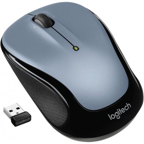 (Poly Bag Refurb) Logitech M325 Wireless Mouse, Silver, 30 Days Warranty
