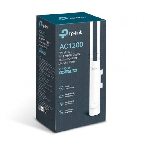 TP-Link EAP225-OUTDOOR AC1200 Wireless MU-MIMO Indoor/Outdoor Access Point Omada