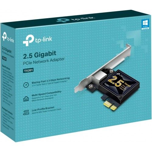 TP-Link TX201 - 2.5 Gigabit PCIe Network Adapter Retail (New)