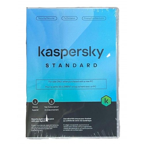 Kaspersky Standard 1-Device,1-Year License PKC DVD Case, PC/Mac/Android
