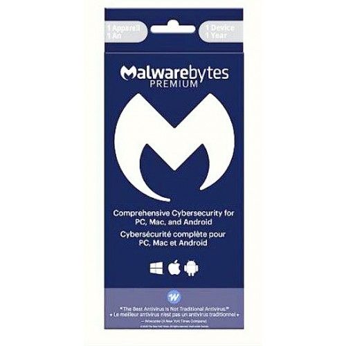 (PC/MAC/Android) Malwarebytes Premium 1-Device / 1-yr Licence