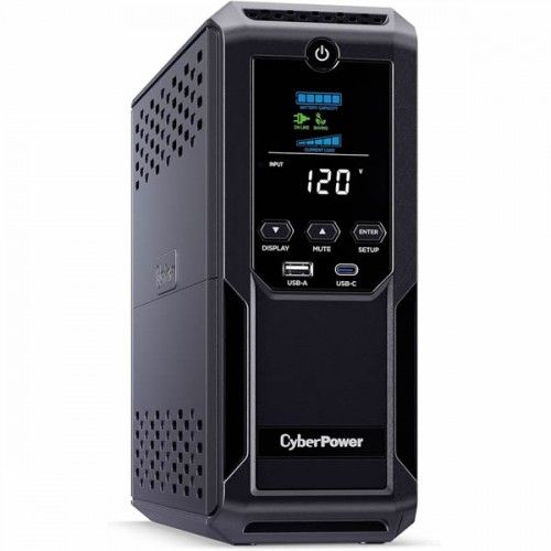 Cyberpower 1500VA/900W UPS 12-Outlets Mini Tower, New, CP1500AVRLCD3