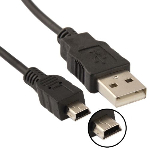 USB 2.0 AM-Mini 5Pin 1FT