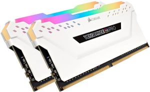 CORSAIR Vengeance RGB Pro 32GB (2x16GB) DDR4 3200MHz CL16 White Desktop Memory Kit (CMW32GX4M2E3200C16W)