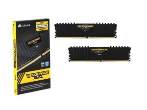 CORSAIR Vengeance LPX 32GB (2X16GB) DDR4 2666MHZ CL16 Black 1.2V Desktop Memory Kit (CMK32GX4M2A2666C16)