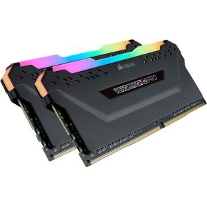 CORSAIR Vengeance RGB Pro 32GB (2x16GB) DDR4 3600MHz CL18 Black Desktop Memory Kit (CMW32GX4M2D3600C18)(Open Box)