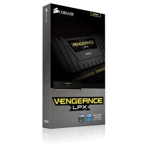 CORSAIR Vengeance LPX 16GB (4x4GB) DDR4 2666MHz CL16 Black Quad-Channel Desktop Memory Kit (CMK16GX4M4A2666C16)