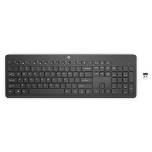 HP 230 Wireless Keyboard - Black, New