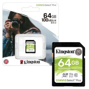 Kingston SD-CARD 64GB Class10 SDXC/UHS-I