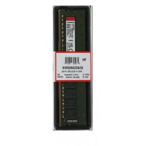 Kingston KVR32N22D8/32 32GB DDR4 3200Mhz DIMM Desktop Memory, New