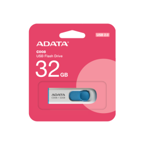 ADATA C008 USB 2.0 32GB Retractable Capless Flash Drive